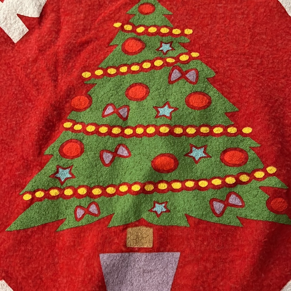 Wildfox “Rockin Around the Christmas Tree” top, size L EUC! - Picture 4 of 4